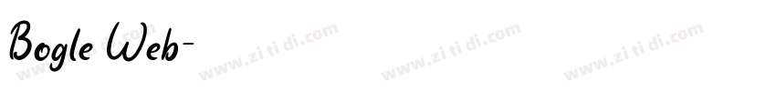 Bogle Web字体转换